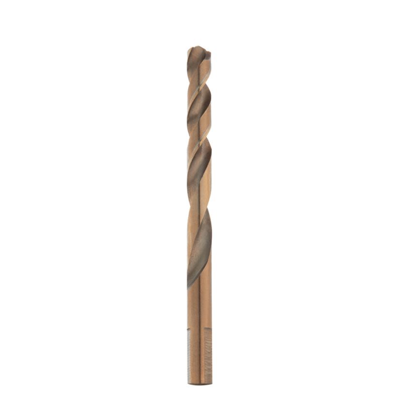 Milwaukee Thunderbolt RED HELIX 48-89-2321 Jobber Length Twist Drill Bit, 3/8 in Drill - Fraction, 0.375 in Drill - Decimal Inch, 135 deg Point, Steel, Uncoated